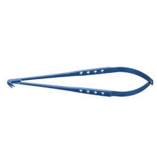  Potts Style Scissors Flat handle,short fine blade125° angle,20.cm